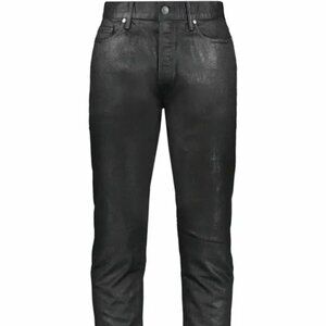 NWOT RAW WAXED & COATED BLACK JOHN ELLIOTT CAST 2 32W JEANS RARE COATING NWOT